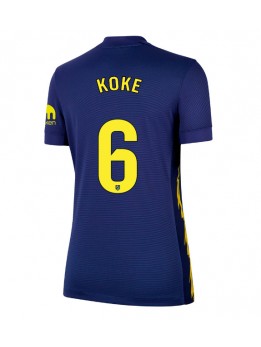 Atletico Madrid Koke #6 Replika Borta Kläder Dam 2025-26 Kortärmad